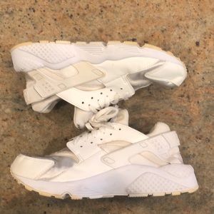 Women’s Air Huarache “Triple White”